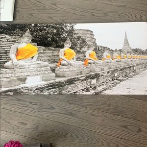 Thailand print on wood